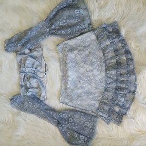 Sugar Thrillz Lace Angel Sleeve Set